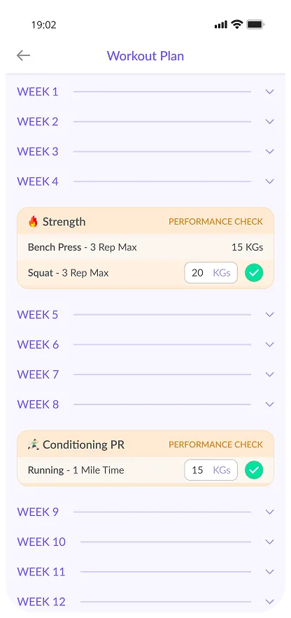 GenomeX My Progress screen 3