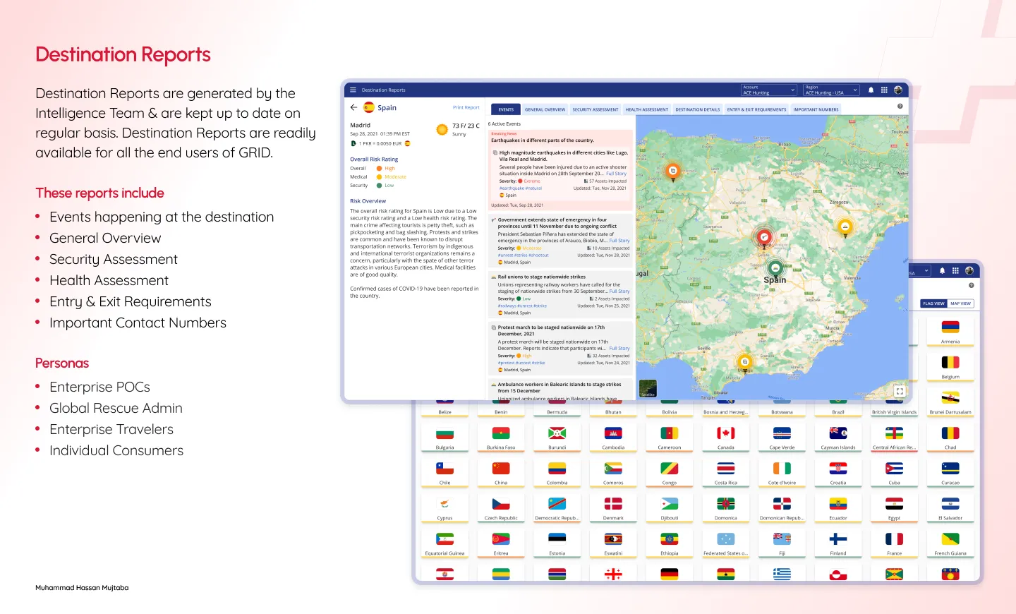 GRID Destination Reports