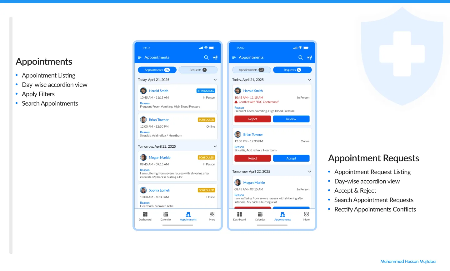 Medicra365 mobile interface 3
