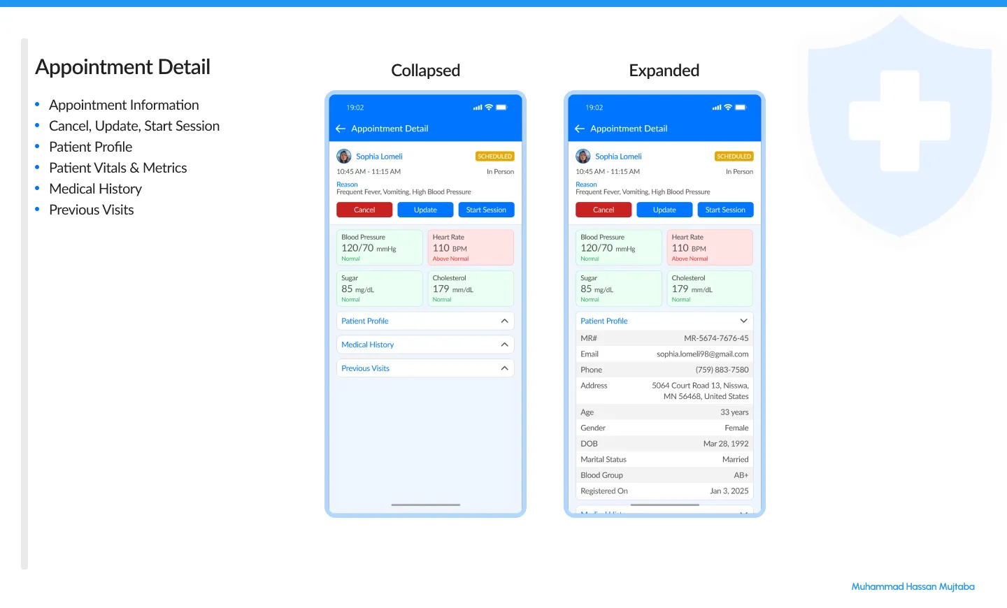Medicra365 mobile interface 4