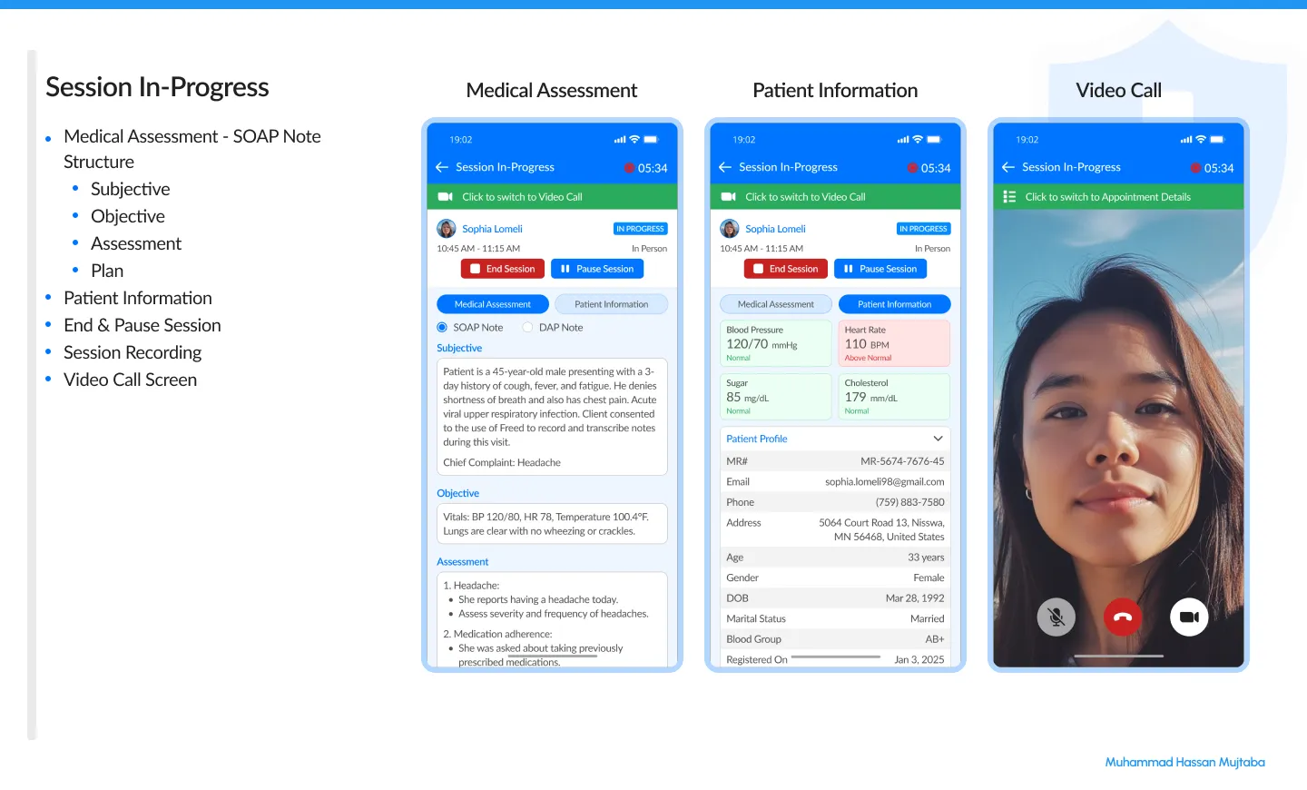 Medicra365 mobile interface 5