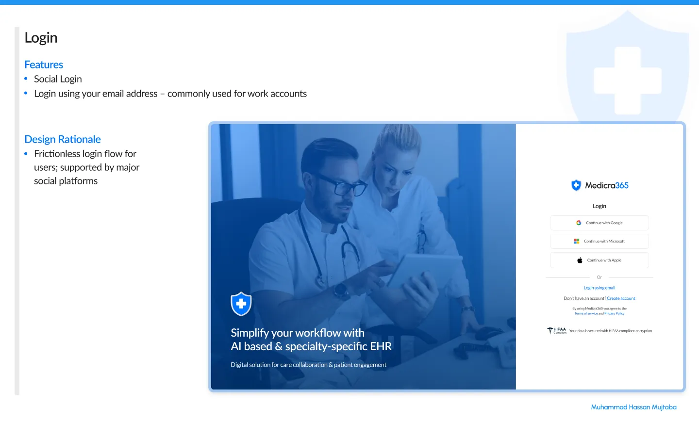 Medicra365 web interface 1