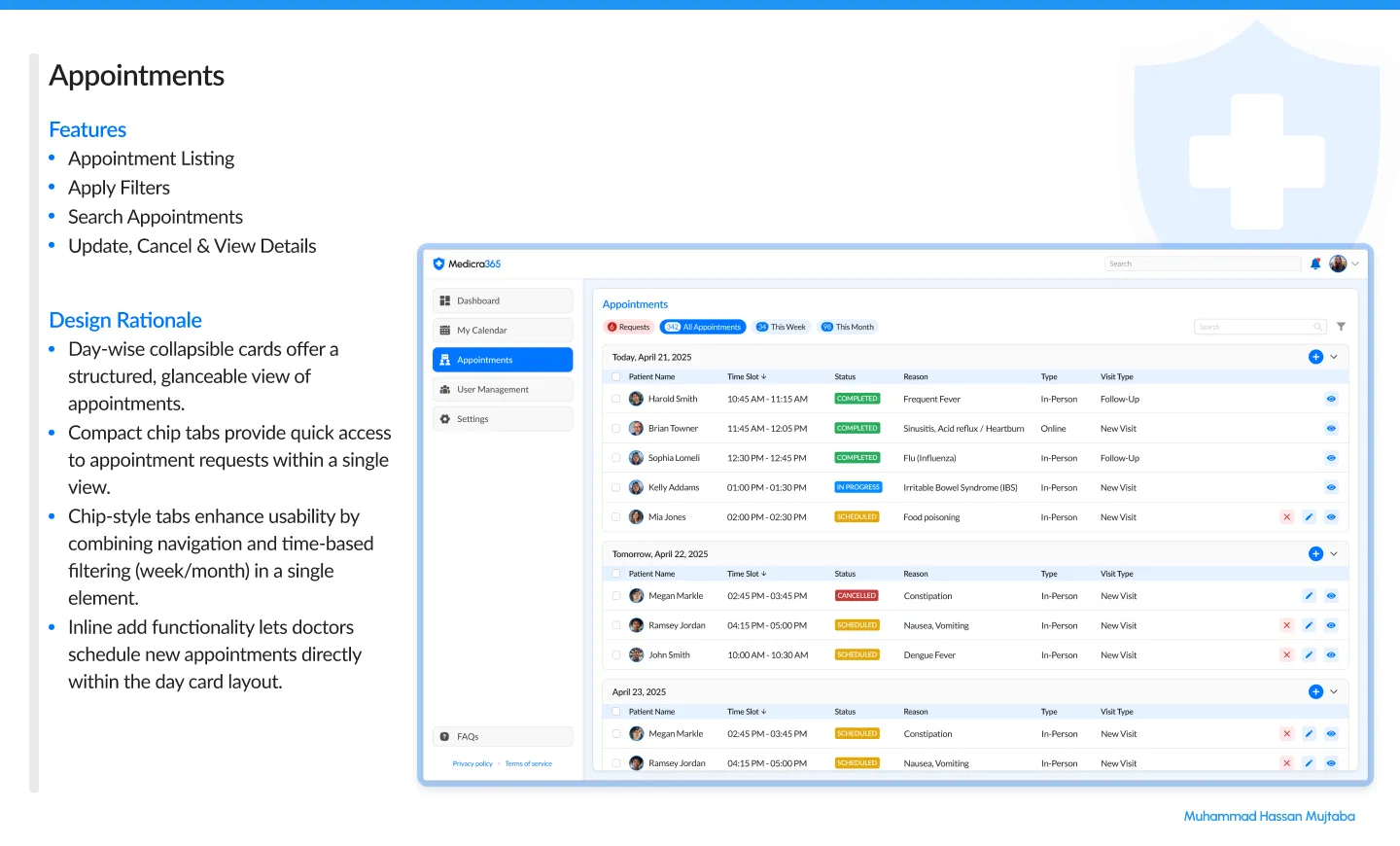 Medicra365 web interface 5