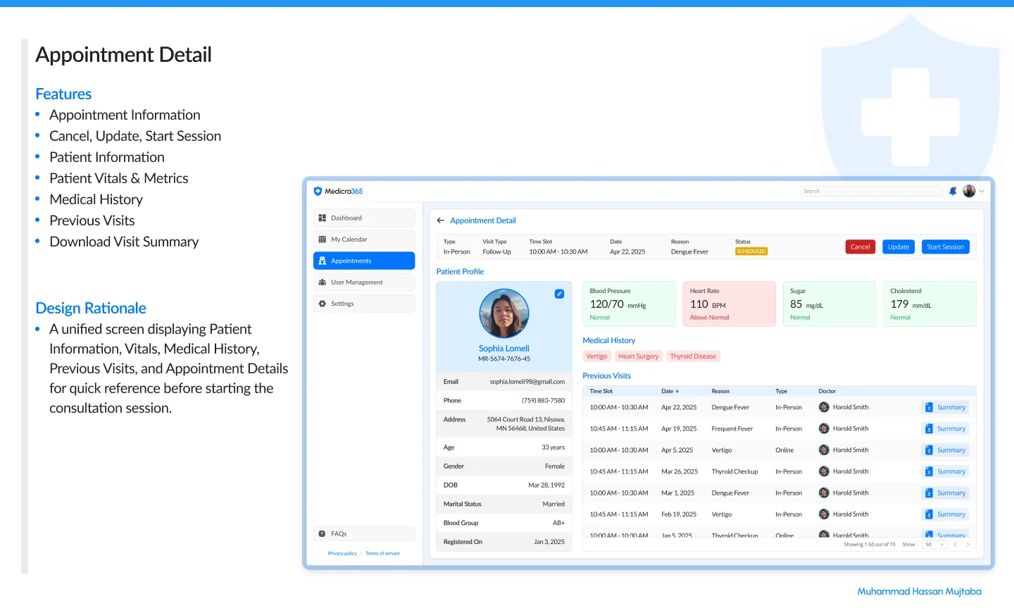 Medicra365 web interface 6