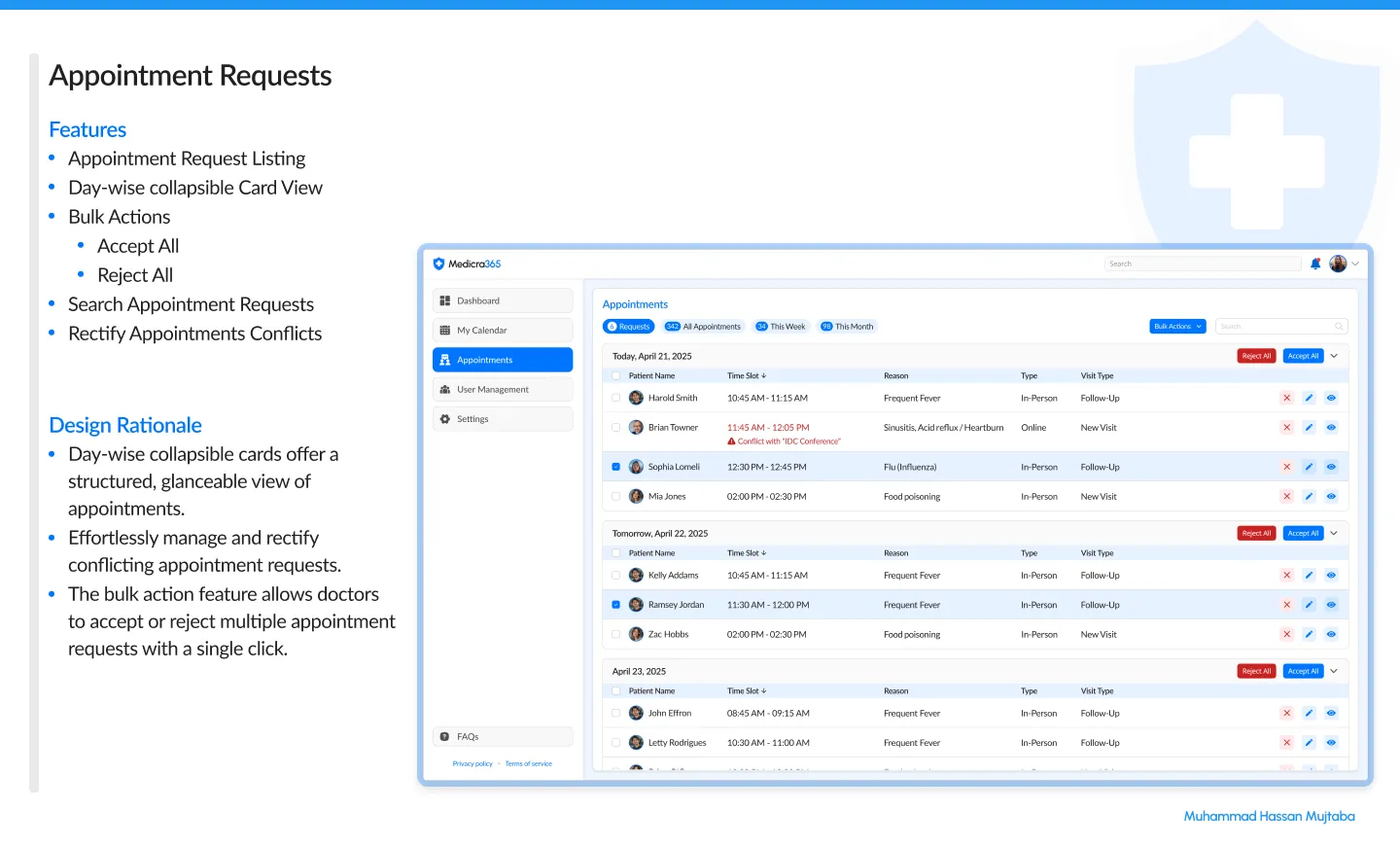 Medicra365 web interface 8