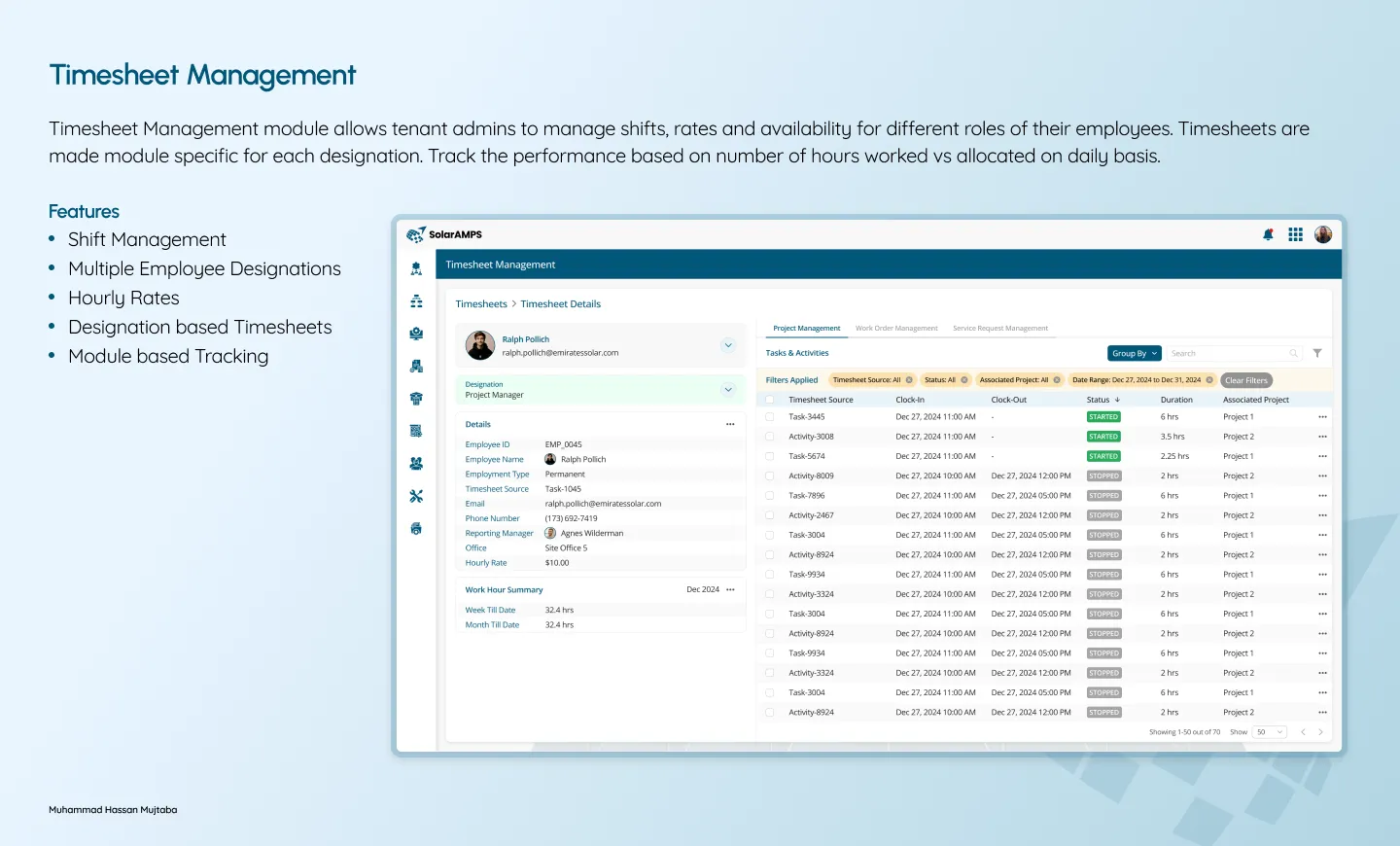 Timesheet Management