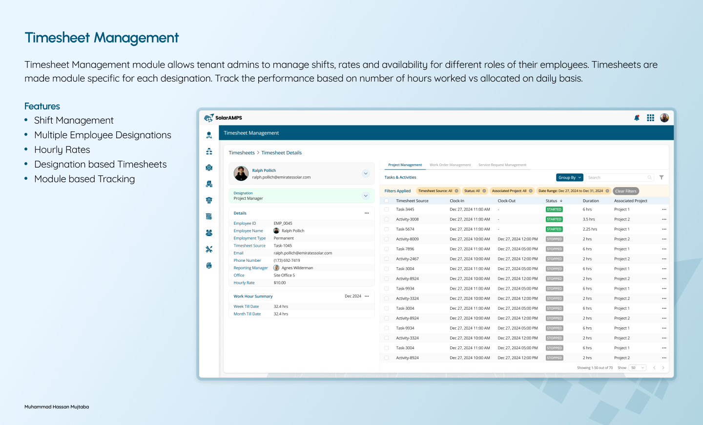 Timesheet Management